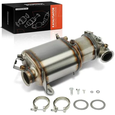 Image de Filtre à particules DPF - pour VW Multivan T5 T6, Transporter 7E, bus et fourgon - pièce de rechange diesel - référence OE : 7E0254700EX, 7E0254700DX