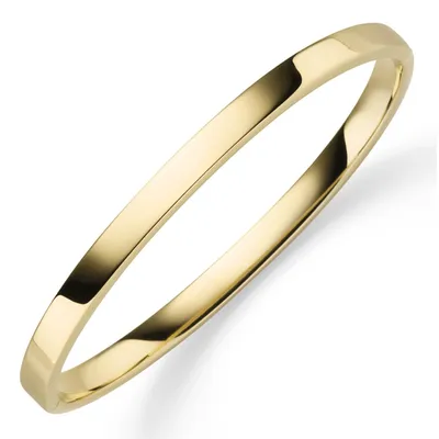Produktbild von Armreif Armband Armschmuck aus 585 Gold Gelbgold, 5mm breit, flach, glänzend