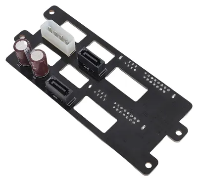Image de Adaptateur SFF 8482 vers Serial ATA : adaptateur de conversion de 4 broches pour disque dur SAS vers 2 ports Serial ATA de la carte mère