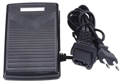 Nähmaschinen-Fußpedal, EU-Stecker 200-240 V, mit Netzkabel
