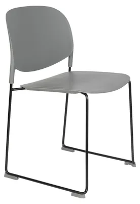 Produktbild von 4er Set Stapelstuhl Stacks - Grau