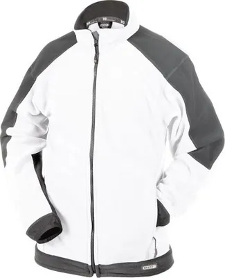 Produktbild von Dassy Fleecejacke Kazan Gr. 4XL weiß/grau