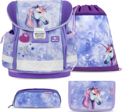Produktbild von Belmil Classy Schulranzen Set 4-teilig mit Brustgurt - Mystic Luna