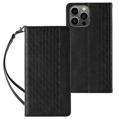 Produktbild von HQWear Magnet Strap Case für Samsung Galaxy S23 Ultra, mit Kette, schwarz