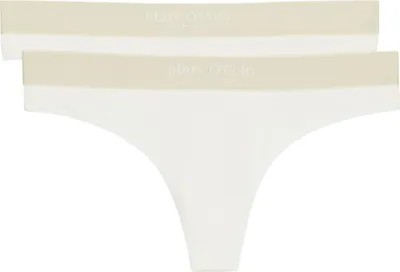 Produktbild von Marc O'Polo Damen String 2-Pack Iconic Rib - Weiss - Größe M