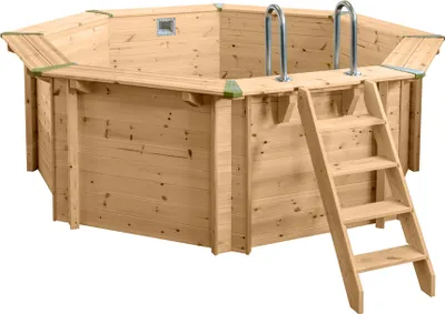 Produktbild von Interline Holzpool Bali 8-Eck 355cm, 50700214