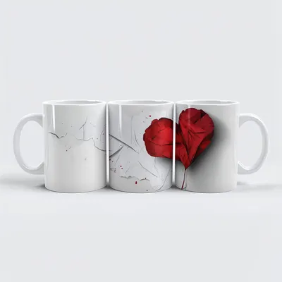 Image de tasse premium raxxa "Origami heart