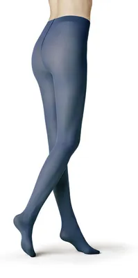 Immagine prodotto di Calze velate da donna KUNERT, modello Velvet 40, colore blu vacanza, densità 40 den, taglia 40-42