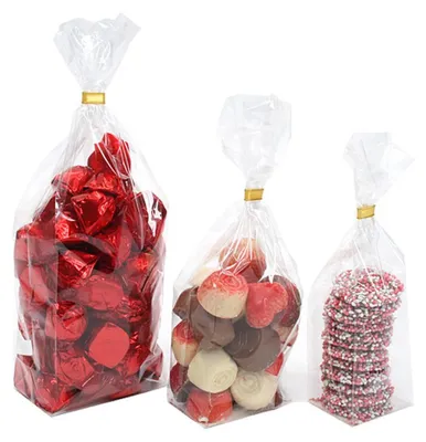 Produktbild von Blockbodenbeutel 8+5x25cm OPP 40 my+Silberkarton (50 Stück) [DV-D299952]