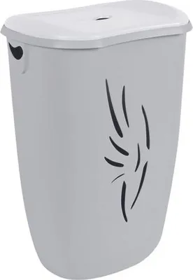 Produktbild von Wäschekorb Flora 40l Grau Beton - Eda