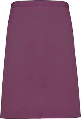 Obrázok produktu pre Premier Workwear PR151 | Bistro zástera - 70 x 50 cm - Pranie v práčke: do 60 °C - Farba: baklažánová (približne Pantone 5115) - Rozmery: 70 x 50 cm