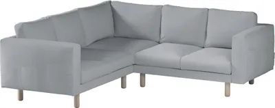 Produktbild von Dekoria Bezug für Norsborg 4-Sitzer Ecksofa, grau, Norsborg 4-Sitzer Ecksofabezug