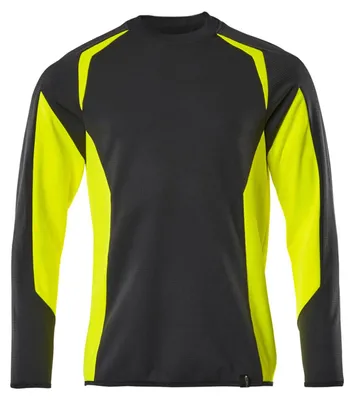 Image de Sweat-shirt noir/jaune vif, taille S MASCOT 22084-781-0917