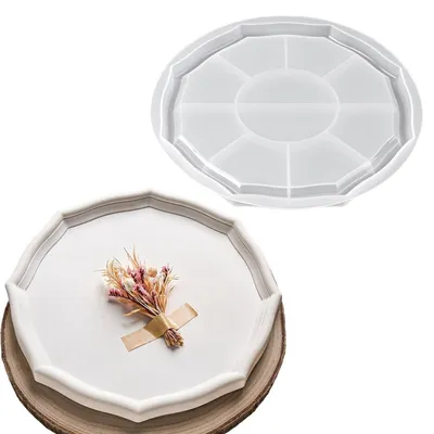 Immagine prodotto di Stampo in silicone ottagonale, 21,7 cm, per colata di gesso, cemento o resina epossidica