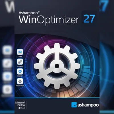 Produktbild von Ashampoo WinOptimizer 27 | 1 PC | Dauerlizenz | Versand per E-Mail | DigitalSell-Shop