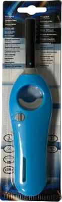 Image de Briquet de cuisinière Excellent Houseware, en polypropylène, 19 x 4,5 cm, bleu