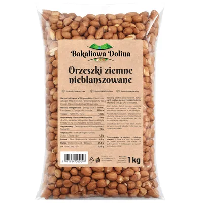 Produktbild von Erdnüsse mit Schale 1 KG - Vogelfutter - Große Nüsse - Ungesalzen und Unbehandelt