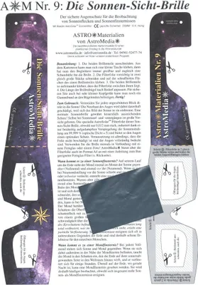 Produktbild von Sonnensichtbrille Bausatz Serie 9 zur Beobachtung von Sonnenfinsternissen und Sonnenflecken