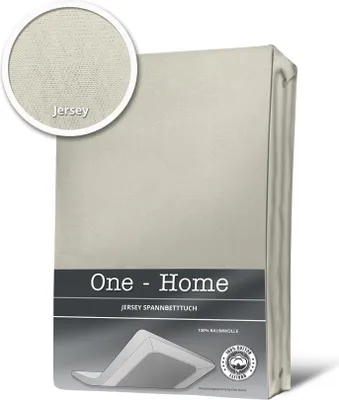 Produktbild von Spannbettlaken 180x200 cm - 200x220 cm natur Jersey Boxspringbett Wasserbett