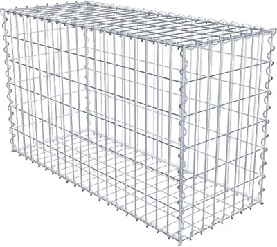 Immagine prodotto di Gabbione 100 cm x 60 cm x 40 cm (L x H x P), maglia 5 cm x 10 cm, spirale