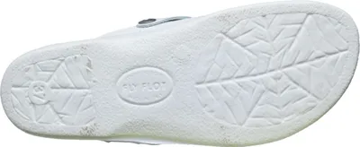 Produktbild von Fly Flot Damen Clog Pantoffel Leder Arbeitsschuh Fersenriemen perforiert, Größe:42 EU, Farbe:Weiß