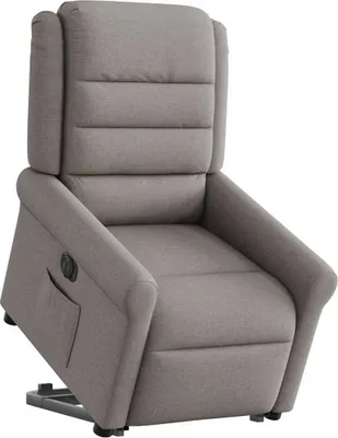 Produktbild von vidaXL Relaxsessel mit Aufstehhilfe Elektrisch Taupe Stoff