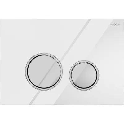 Obrázek produktu pro Mexen Fenix 06 splachovací tlačítko, Bílá - 600620