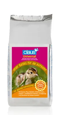 Produktbild von Claus Universal Ergänzungsfuttermittel für Vögel 750g
