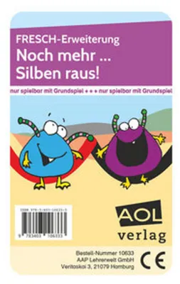 Obrázok produktu pre FRESCH-Erweiterung: Noch mehr... Silben raus!