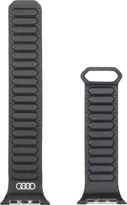 Produktbild von Audi Logo Echtleder Magnetringarmband Für Apple Watch 44/45/46/49Mm Schwarz