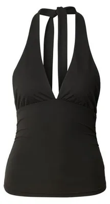 Produktbild von Urban Classics Neckholder Damen Ladies Polyamide Jersey Neckholder Top schwarz XS