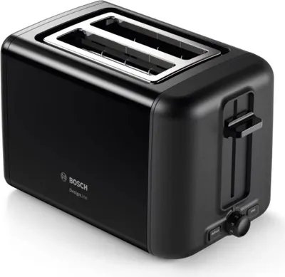 Produktbild von Bosch TAT3P423 Toaster 2 Scheibe(n) 970 W Schwarz
