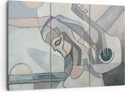Produktbild von Bild auf Leinwand - Leinwandbild - Abstraktion modern - 105x70cm - Wand Bild - Wanddeko - Leinwanddruck - Bilder - Kunstdruck - Wanddekoration - Leinwand bilder - Wandkunst - CE105x70-3739