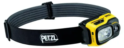 Imagen del producto de Petzl E810AB00 SWIFT RL, linterna frontal, color negro/amarillo