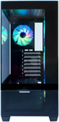 Zdjęcie produktu dla CoolBox GA250 Vision, Tower, PC, Czarny, ATX, micro ATX, Mini-ITX, SGCC (stal ocynkowana ogniowo), Szkło hartowane, 40 cm