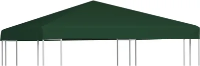 Produktbild von The Living Store Pavillondach 310 g/m² 3x3 m Grün