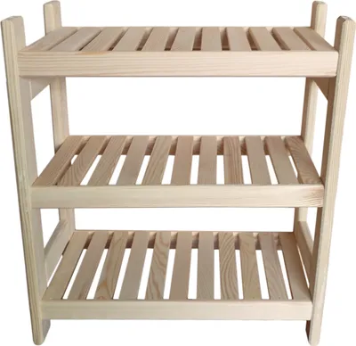 Produktbild von Holzregal Standregal Modulares Regal Stapelbar Kellerregal Haushaltsregal Kiefer Tiefe 43 cm Breite 80 cm Höhe 60 cm 3 Einlegeböden