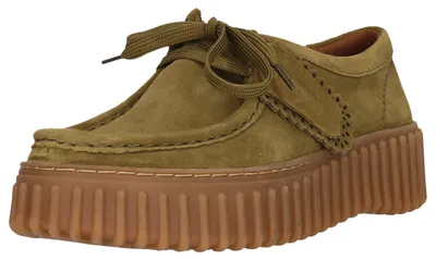 Produktbild von CLARKS Mokassins Torhill Bee mit großer, gerippter Außensohle 3227 Olive Suede 36