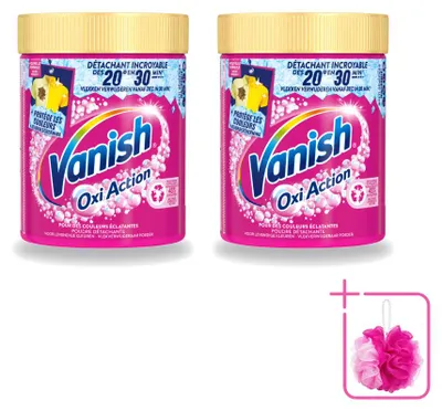 Produktbild von 2 x Vanish Oxi Action Waschbooster Pulver für Buntwäsche - 470 g - Sparpackung - 2 Stücke