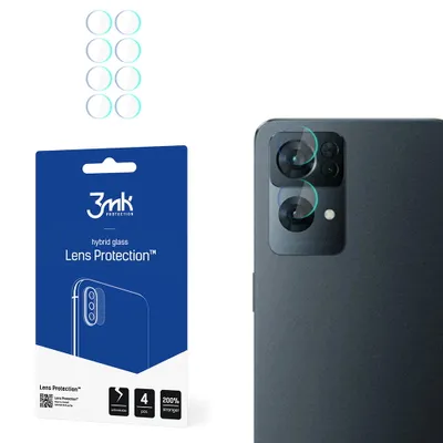 Produktbild von 3mk Hybridglas Lens Protection für Oppo Reno 7 Pro 5G Kamera Objektiv Kameralinse 0,16mm 6H (4 Stück)
