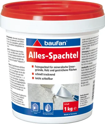 Produktbild von Baufan Alles Spachtel weiß 1kg 101070