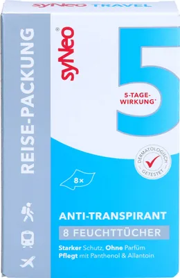 Produktbild von syNeo 5 Antitranspirant Reise-Packung, 8X2.5 m TUE