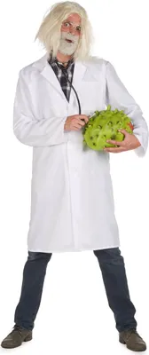 Zdjęcie produktu dla Fartuch lekarski kostium lekarza dla mężczyzn na Halloween biały XL