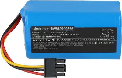 Produktbild von vhbw Akku Ersatz für Proscenic T-4S1P-B-U21 für Staubsauger (2600 mAh, 14,4 V, Li-Ion)