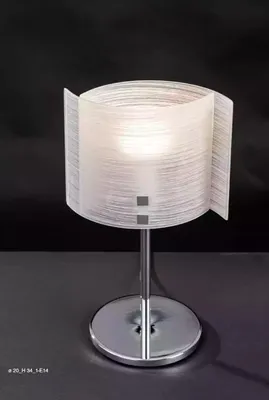 Produktbild von Moderne Weiße Tischlampe Luxus Beleuchtungslampe Kronleuchter Stilvoll