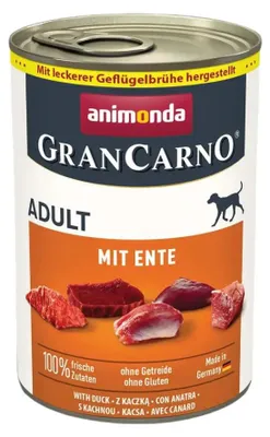 Image de ANIMONDA GranCarno Adult avec canard - nourriture humide pour chiens - 400 g