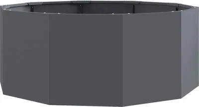 Image de Jardinière Anthracite 90 x 90 x 35 cm Acier