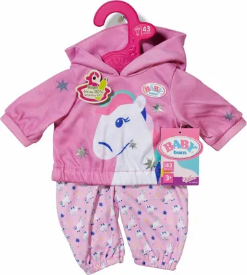 Zdjęcie produktu dla BABY born Outfit Unicorn 43cm, Zestaw ubrań dla lalek, 3 lat(a)