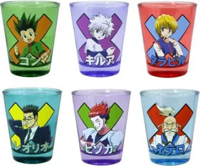 Immagine prodotto di Szklanki do shotów Hunter x Hunter - Blind Box (12 szt. po 59 ml)