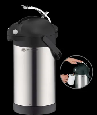 Produktbild von alfi Pumpkanne Big Spender TT 3l, Edelstahl schwarz; 887020300